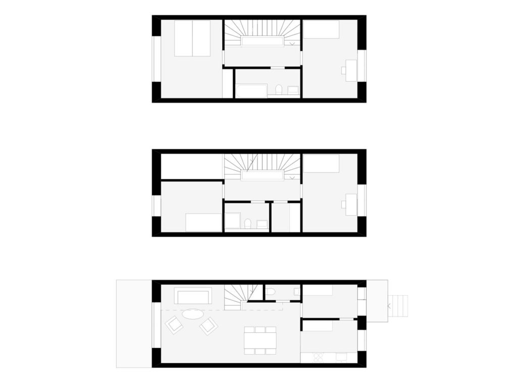 Grundriss Reihenhaus Duplex Architekten