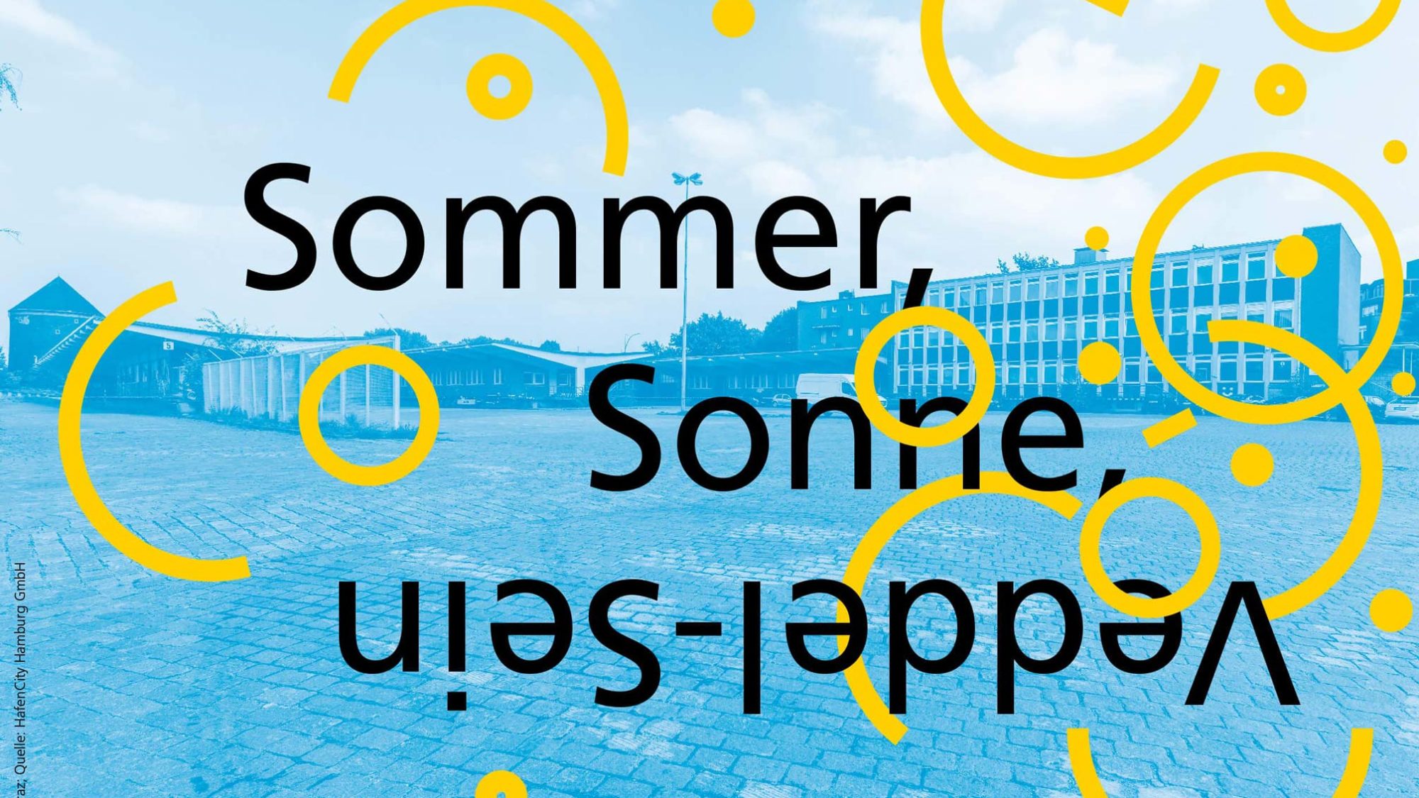 Cover Sommer, Sonne, Veddel-Sein - Gestaltung: Büro Klass